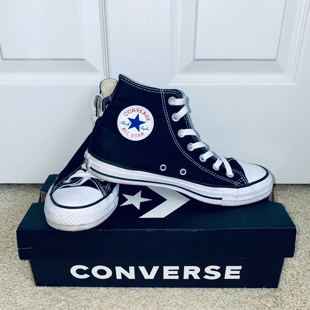 Black Hightop Converse